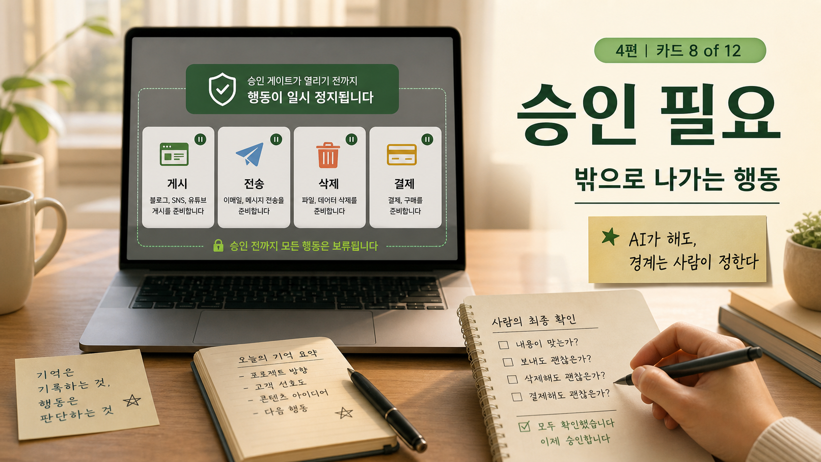 AI 실행 전 승인 기준