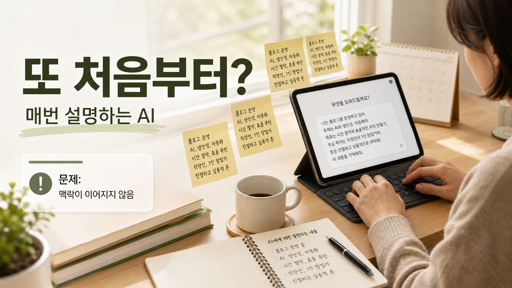 AI 에이전트가 나를 기억하고 매일 움직이게 하려면?