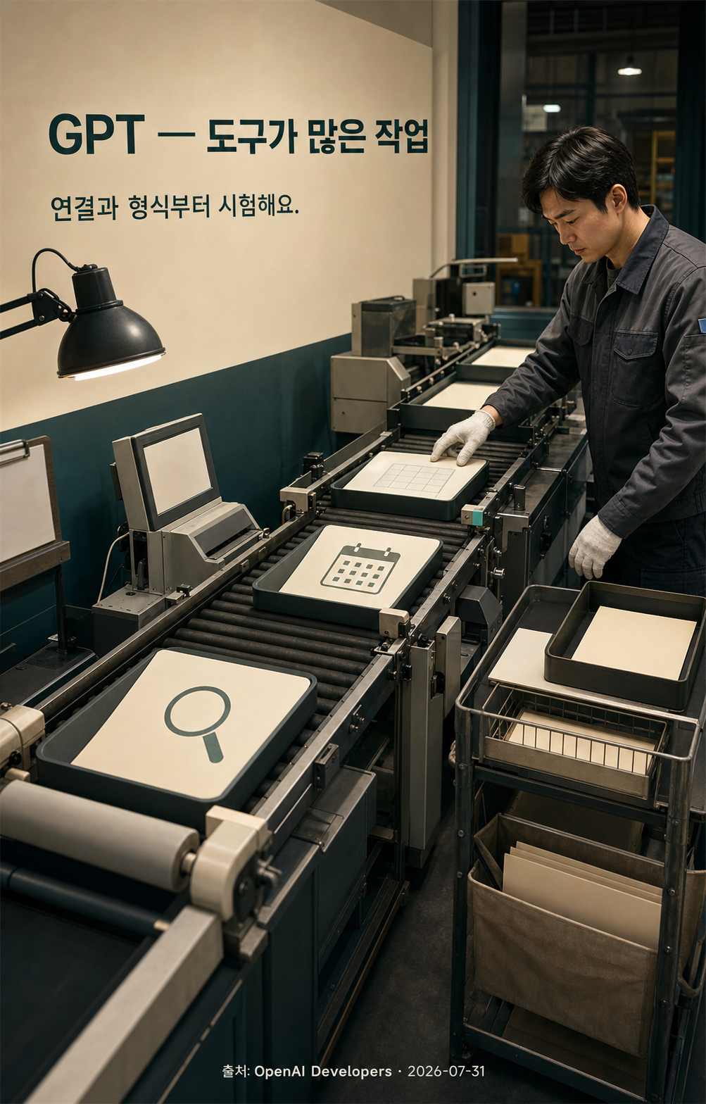 검색·파일·일정·표를 잇는 GPT 자동화 배차실
