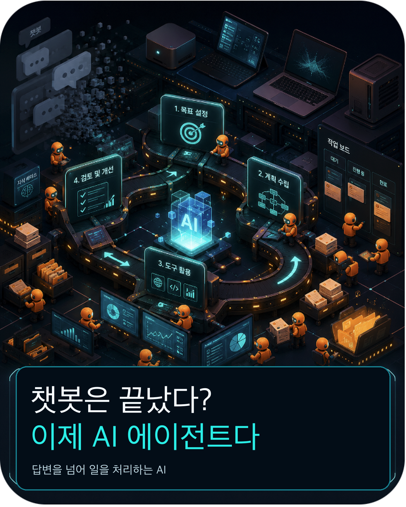 AI 에이전트와 AI PC 카드뉴스 1