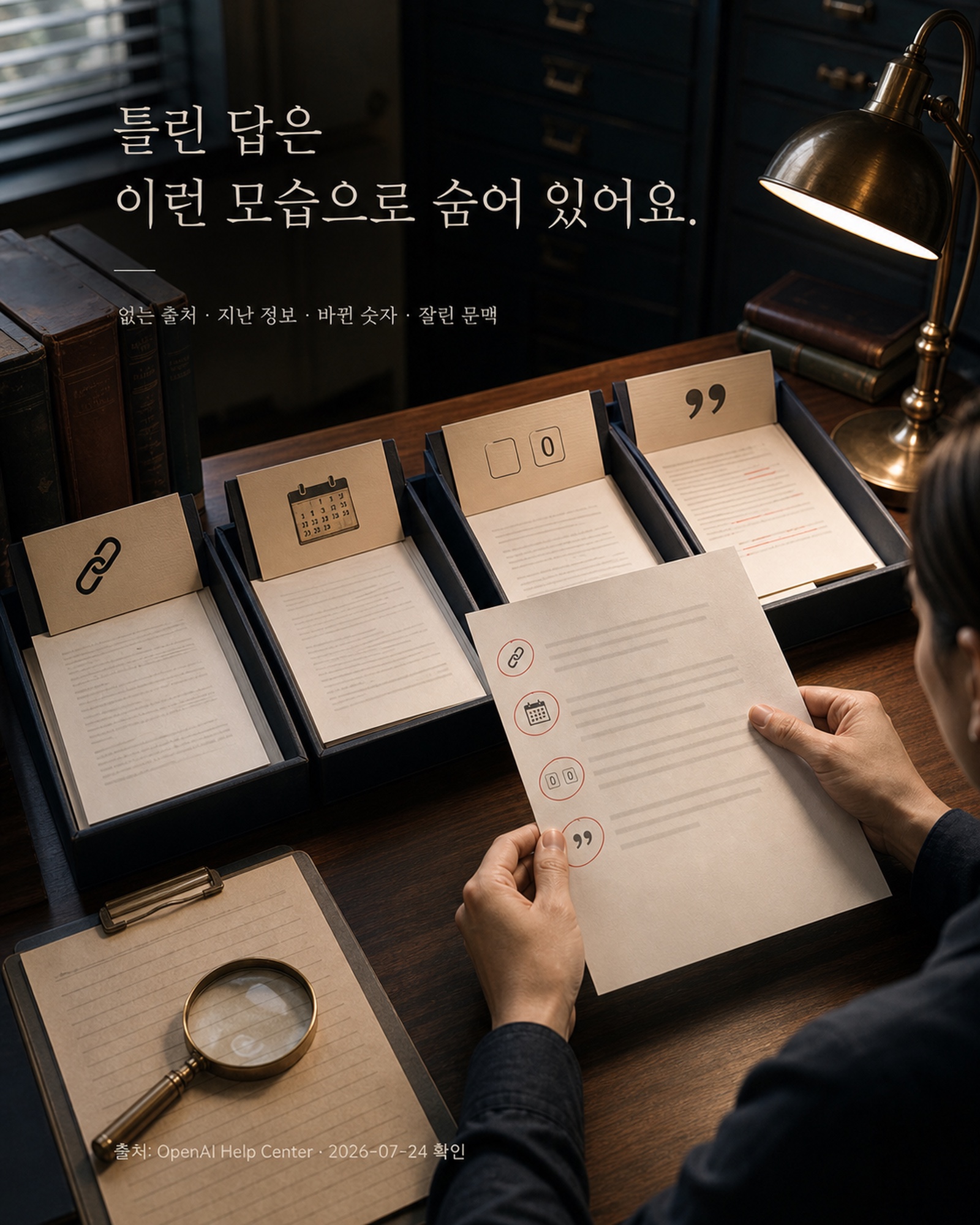 AI 답변에서 자주 확인할 오류 유형