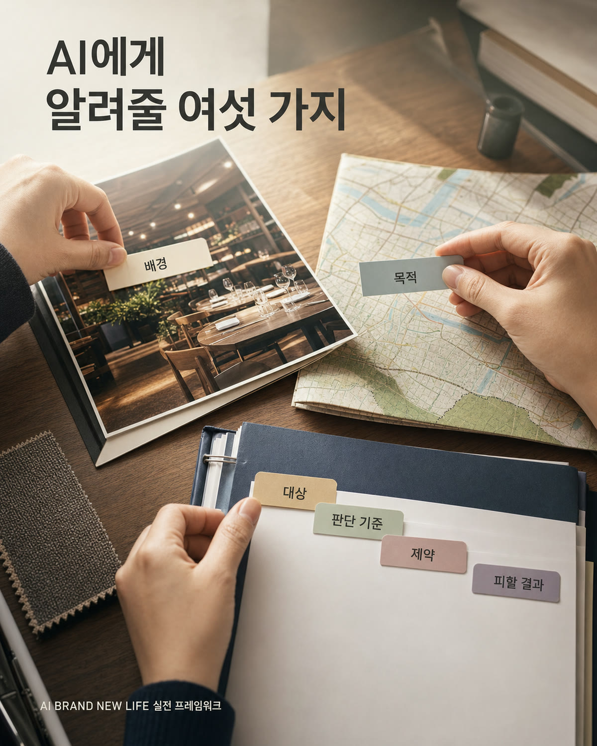 배경 목적 대상 판단 기준 제약 피할 결과 여섯 요소