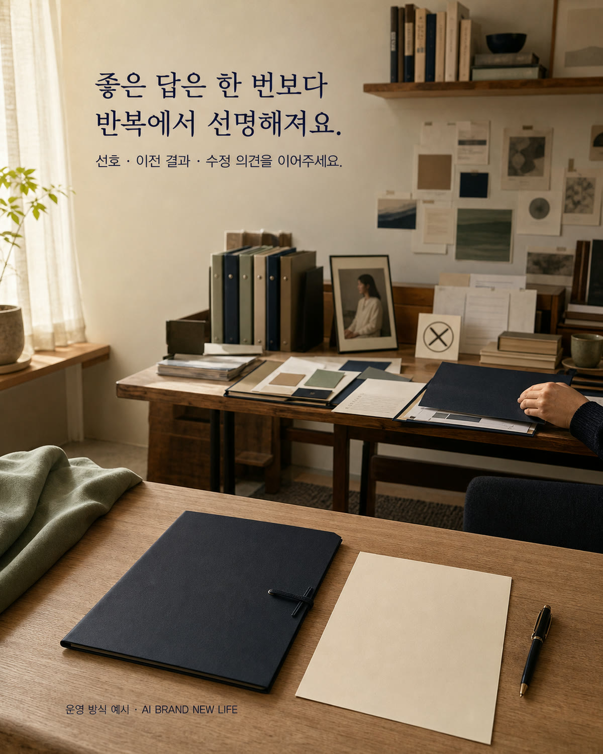 이전 결과와 수정 의견을 이어가는 반복 작업 환경